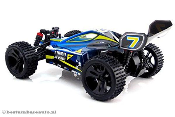 De Buggy heeft een vierwielaandrijving.